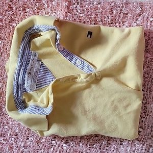 tommy hilfiger polo shirt, xs/xp, yellow